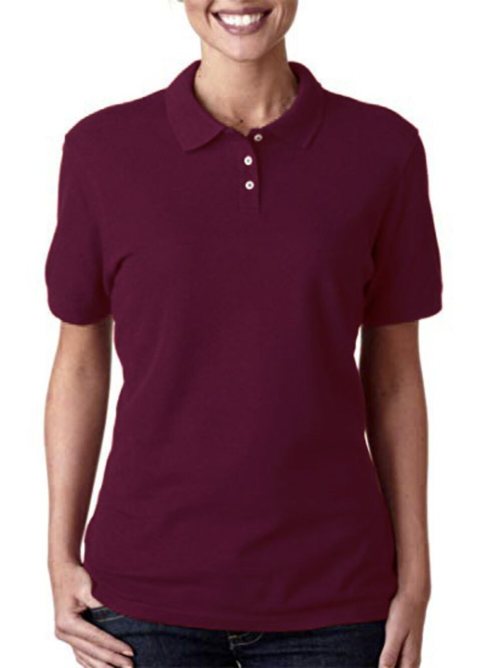 Outer Banks Cool Dri Polo Shirt Women Small Maroon Purple NWT Cotton Blend NEW